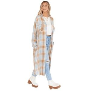 EUC - Show Me Your Mumu Leo Plaid Tunic - Size XS